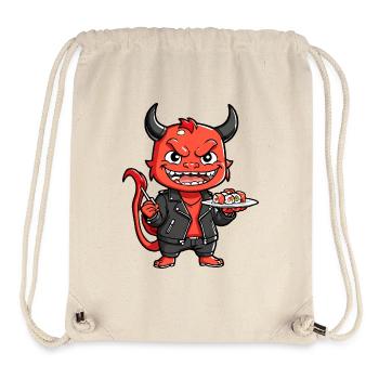 Red Devil - Stanley/Stella Recycled Gym Bag - natural - Front