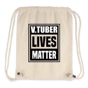 V Tuber Leben zählen - Stanley/Stella recycelter Gym Bag - Naturweiß - Vorne