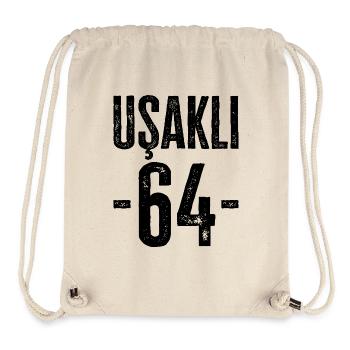 Uşak 64 – Traditionen aus Türkiye - Stanley/Stella recycelter Gym Bag - Naturweiß - Vorne