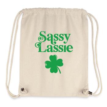Sassy Lassie - Stanley/Stella Recycled Gym Bag - natural - Front
