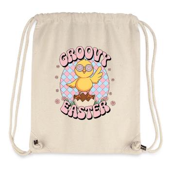 Groovy Easter - Stanley/Stella Recycled Gym Bag - natural - Front