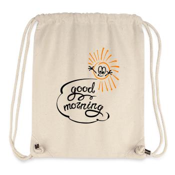 good morning - Stanley/Stella Recycled Gym Bag - natural - Front