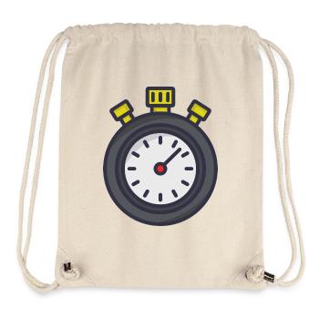 Stoppuhr - Stanley/Stella recycelter Gym Bag - Naturweiß - Vorne