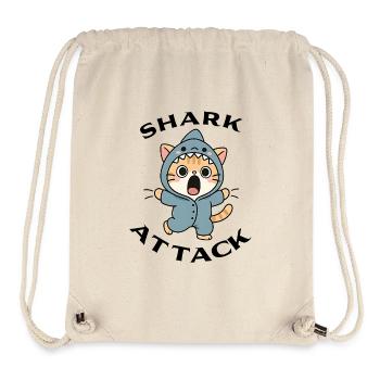 Shark Attack - Stanley/Stella Recycled Gym Bag - natural - Front