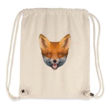 Low Poly Fox - Stanley/Stella recycelter Gym Bag - Naturweiß - Vorne