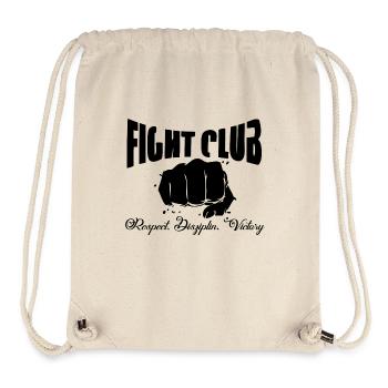 Fight Club - Sac à cordon recyclé Stanley/Stella - blanc naturel - Devant