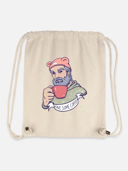 HaveSomeCoffee - Stanley/Stella recycelter Gym Bag - Naturweiß