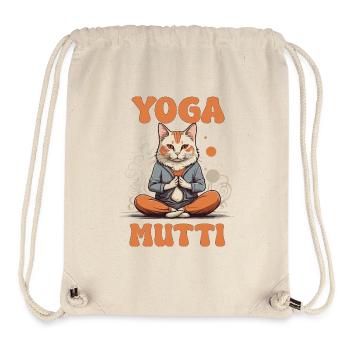 Yoga Mutti - Stanley/Stella recycelter Gym Bag - Naturweiß - Vorne