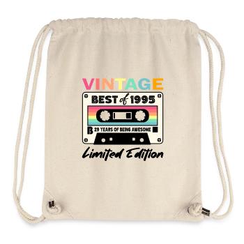 Best of 1995 - zum 29. Geburtstag Limited Edition - Stanley/Stella recycelter Gym Bag - Naturweiß - Vorne