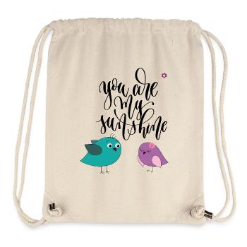 you are my Sunshine - Stanley/Stella recycelter Gym Bag - Naturweiß - Vorne