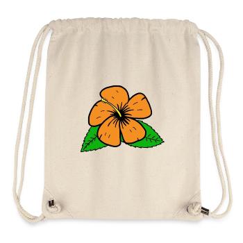 Hibiskus - Stanley/Stella recycelter Gym Bag - Naturweiß - Vorne