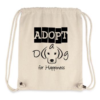 Adopt a Dog - Stanley/Stella Recycled Gym Bag - natural - Front