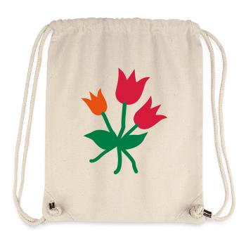 tulpen - Stanley/Stella recycelter Gym Bag - Naturweiß - Vorne