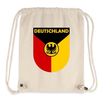 Der deutsche Bundesadler - Stanley/Stella recycelter Gym Bag - Naturweiß - Vorne
