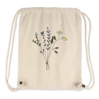 flower meadows bouquet - Stanley/Stella Recycled Gym Bag - natural - Front