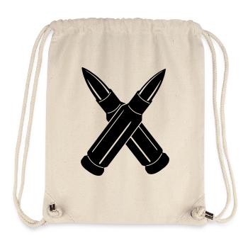 Two bullets crossed - Stanley/Stella Recycled Gym Bag - natural - Front