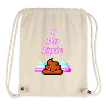 I Do Epic Shit - Stanley/Stella Recycled Gym Bag - natural - Front