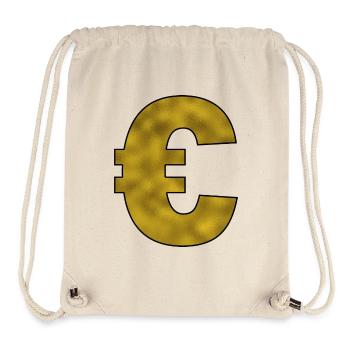 Euro Sign € Gold - Stanley/Stella Recycled Gym Bag - natural - Front