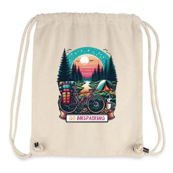 Sunset Bikepacking Forest Escape - Stanley/Stella Recycled Gym Bag - natural - Front