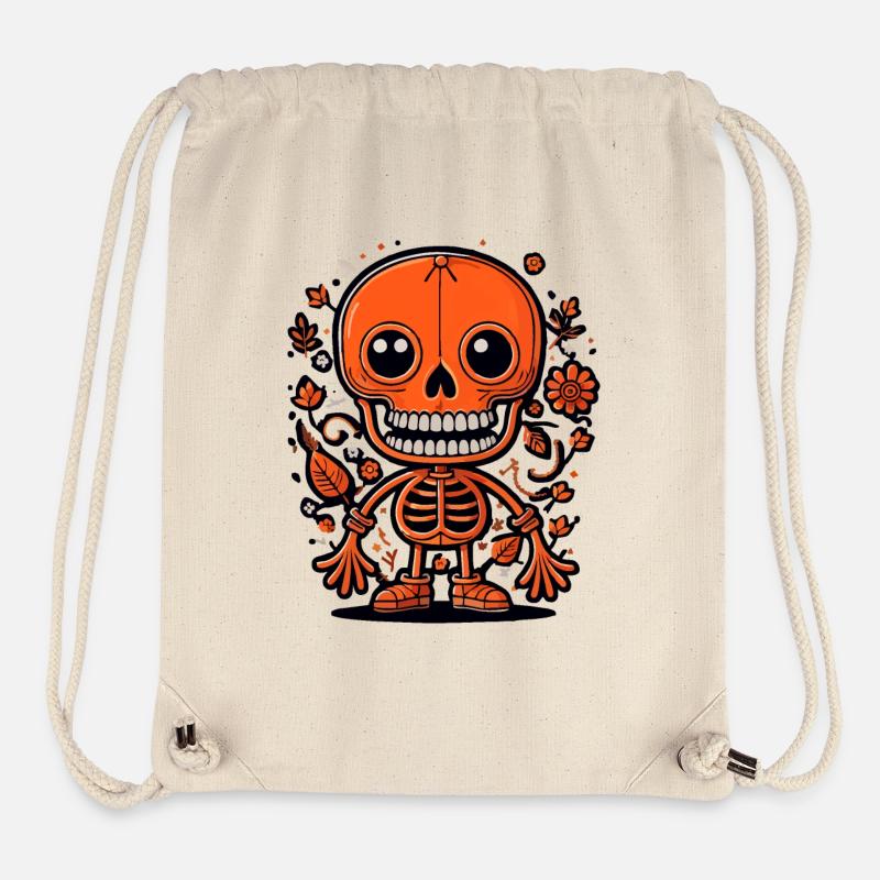 Squelette - Sac à cordon recyclé Stanley/Stella - blanc naturel