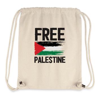 Free Palestine - Stanley/Stella Recycled Gym Bag - natural - Front