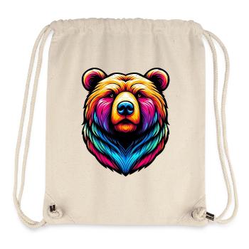 Bär - Stanley/Stella recycelter Gym Bag - Naturweiß - Vorne