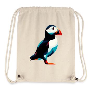 Papageitaucher - Stanley/Stella recycelter Gym Bag - Naturweiß - Vorne