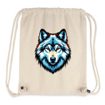 Wolf - Stanley/Stella recycelter Gym Bag - Naturweiß - Vorne