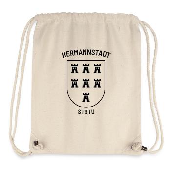 Hermannstadt Sibiu Tshirt Design - Stanley/Stella recycelter Gym Bag - Naturweiß - Vorne