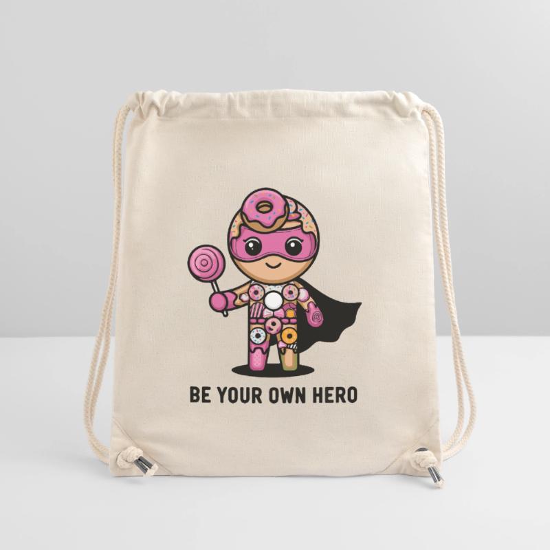 Sei dein eigener Helden-Donut-Charakter Stanley/Stella recycelter Gym Bag