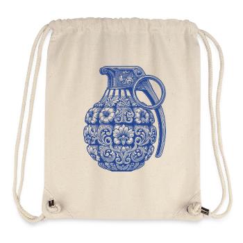 Ornamenten bombe - Stanley/Stella recycelter Gym Bag - Naturweiß - Vorne