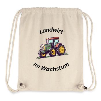 Landwirt im Wachstum - Stanley/Stella recycelter Gym Bag - Naturweiß - Vorne
