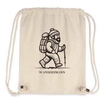 Wandersmann - Stanley/Stella recycelter Gym Bag - Naturweiß - Vorne