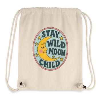 Séjour Wild Moon Child - Sac à cordon recyclé Stanley/Stella - blanc naturel - Devant