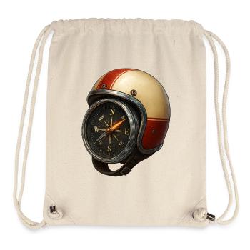 Helm_mit_Kompass - Stanley/Stella Recycled Gym Bag - natural - Front