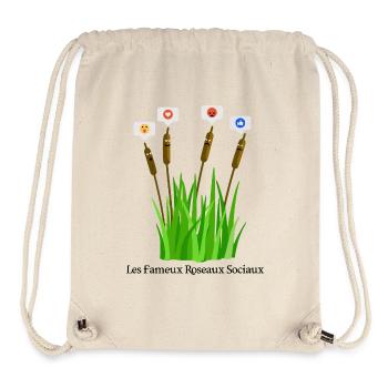 THE FAMOUS SOCIAL REEDS! - Stanley/Stella Recycled Gym Bag - natural - Front