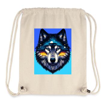 Wolf - Stanley/Stella Recycled Gym Bag - natural - Front