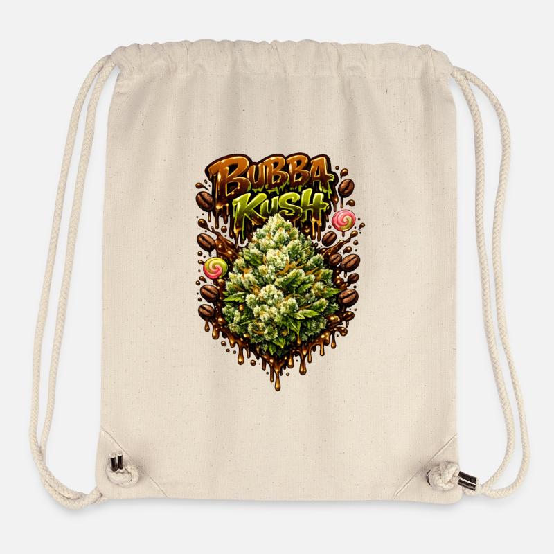 Bubba Kush Graffiti Print - Stanley/Stella Recycled Gym Bag - natural
