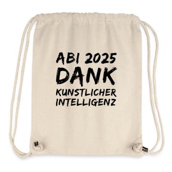 Abi Spruch - Stanley/Stella recycelter Gym Bag - Naturweiß - Vorne