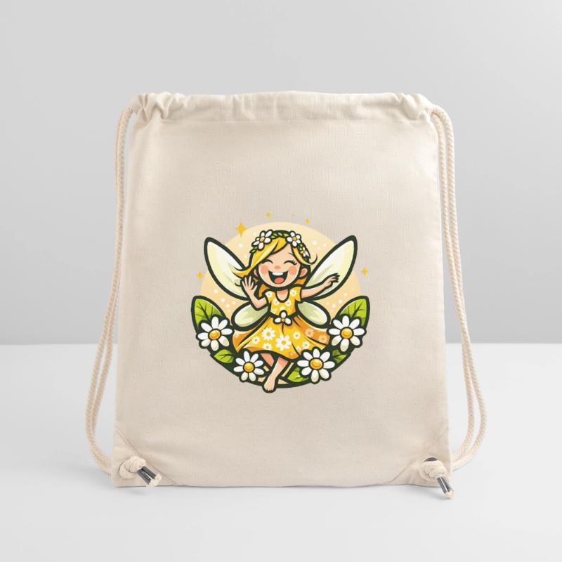 Süße Fee Gänseblümchen Blumenmädchen Lächeln Stanley/Stella recycelter Gym Bag