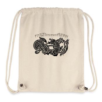 Odin Geri and Freki 3 - Stanley/Stella Recycled Gym Bag - natural - Front