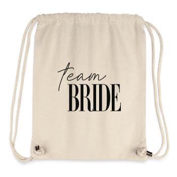 Team Bride  - Stanley/Stella recycelter Gym Bag - Naturweiß - Vorne