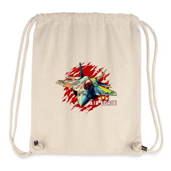 AIR FORCE - Stanley/Stella Recycled Gym Bag - natural - Front