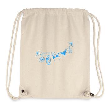 Surf & Sun - Stanley/Stella Recycled Gym Bag - natural - Front