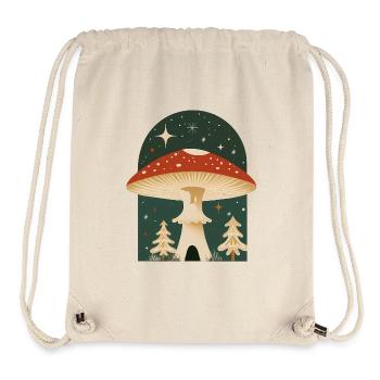 Christmas Portal Mushroom - Stanley/Stella Recycled Gym Bag - natural - Front