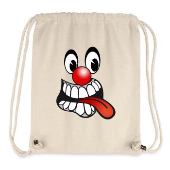 smiley design 1 - Stanley/Stella Recycled Gym Bag - natural - Front