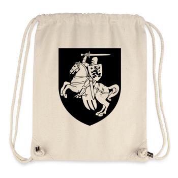 Ritter mit Schild - Wappen - Stanley/Stella Recycled Gym Bag - natural - Front