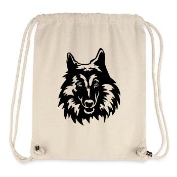 Tête de Tervueren - Sac à cordon recyclé Stanley/Stella - blanc naturel - Devant