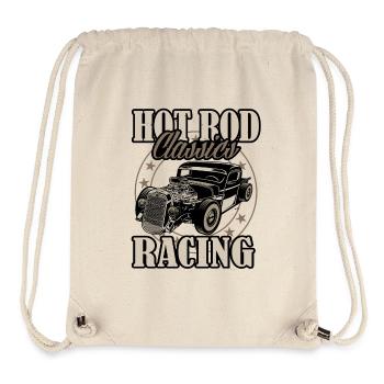 Hot Rod Classics Racing Hotrod - Stanley/Stella recycelter Gym Bag - Naturweiß - Vorne