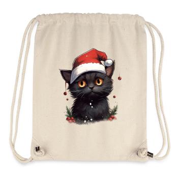 Mustache Wishes - Stanley/Stella Recycled Gym Bag - natural - Front